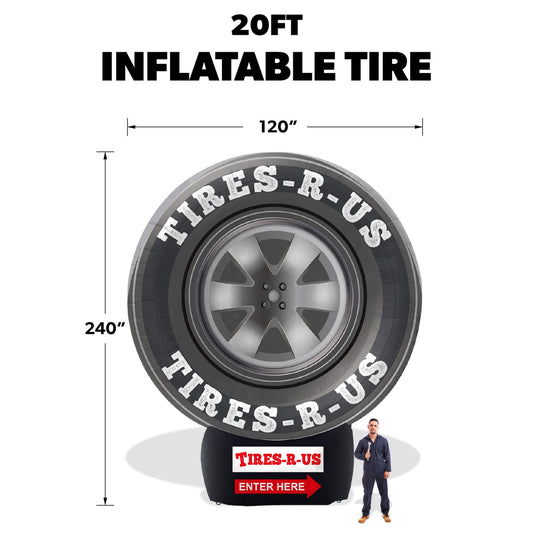 Custom Giant Inflatable Tire 10M0210333Set