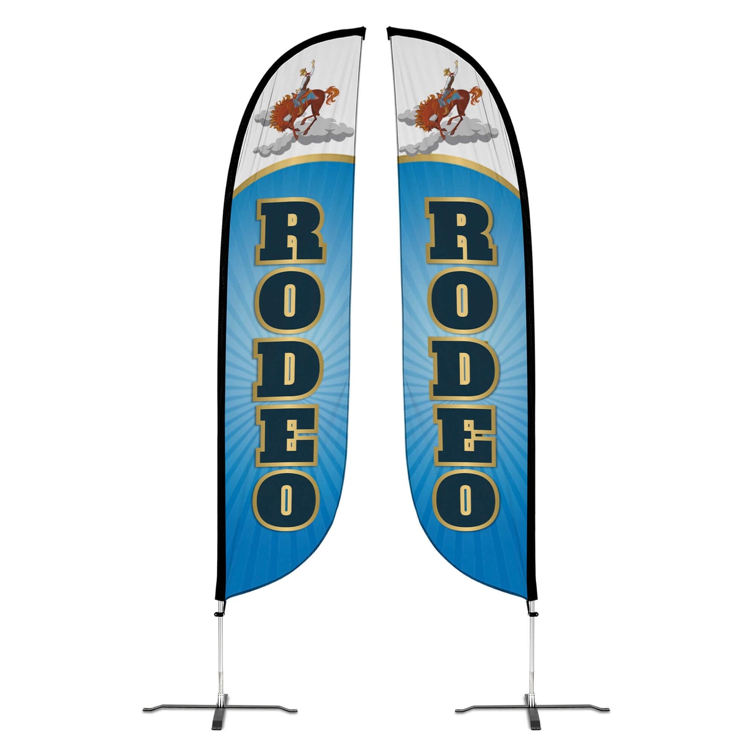 Custom Printed Feather Flags (FREE Designs)