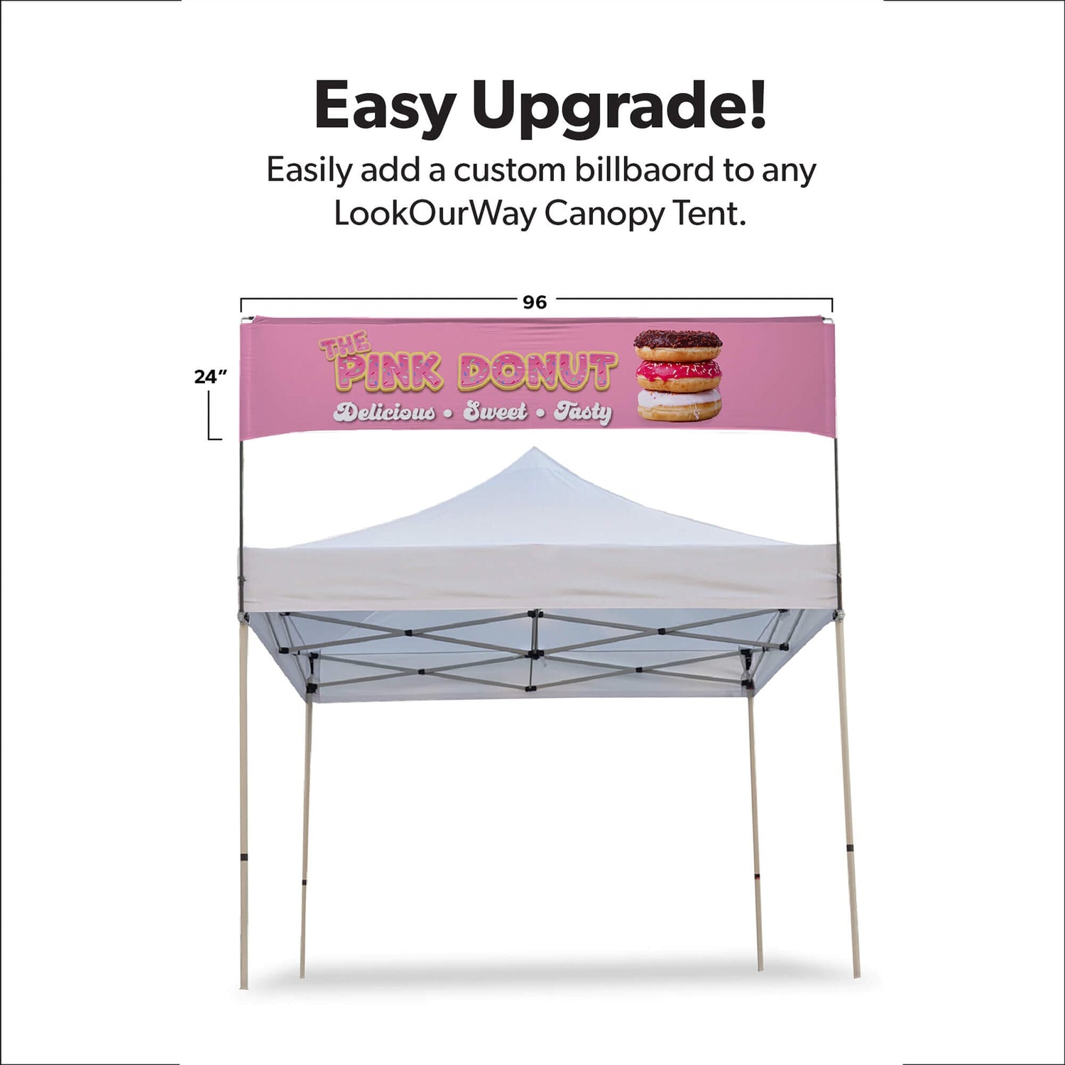 Custom Canopy Tent Billboard Banner 
