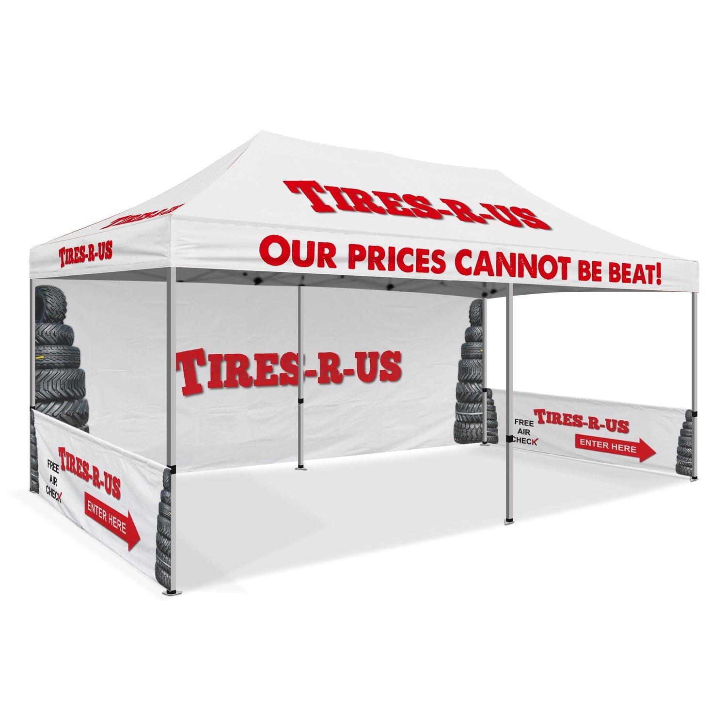 10ft x 20ft Custom Canopy Tent Event Tent LookOurWay