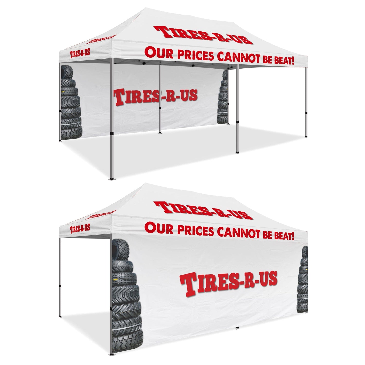Custom 10x20 Pop-Up Canopy Tent | Heavy Duty Event & Vendor Tent
