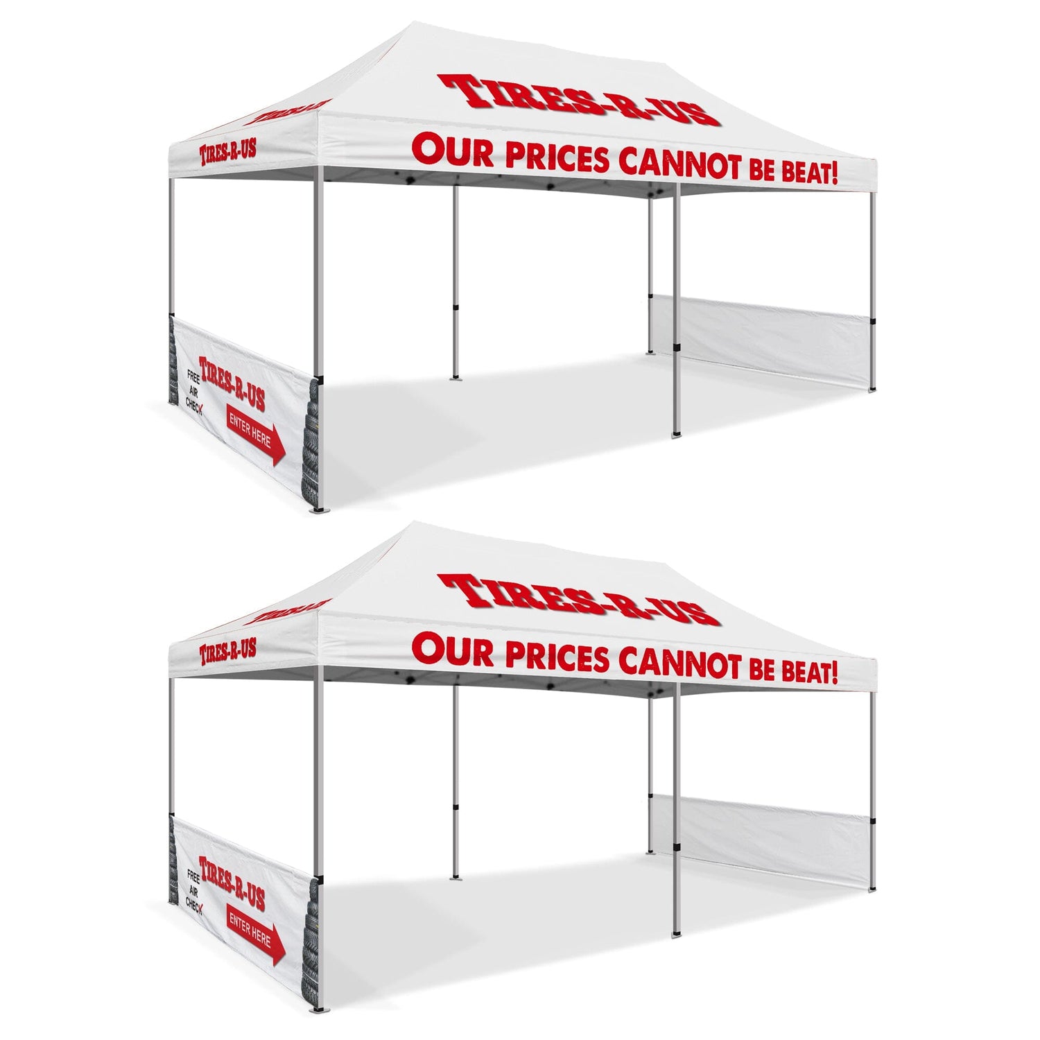 price tent Custom 10x20 Pop-Up Canopy Tent | Heavy Duty Event & Vendor Tent