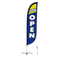 Now Open Feather Flag