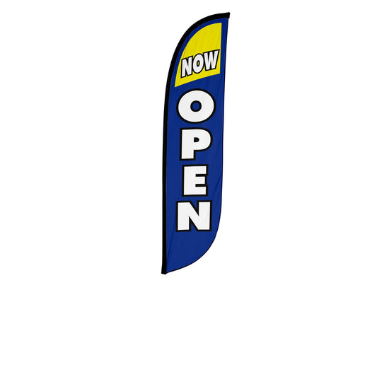 Now Open Feather Flag