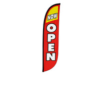 Now Open Feather Flag