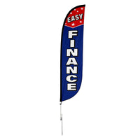Easy Finance Feather Flag with Stars