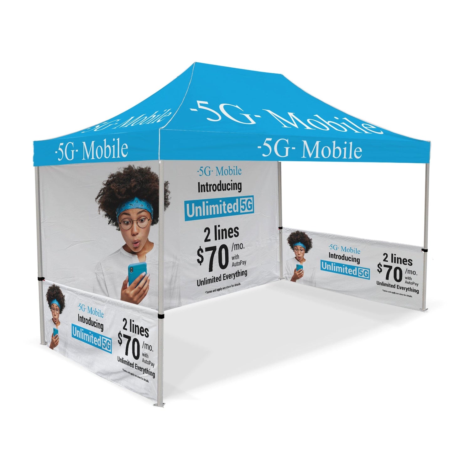 10ft x 15ft Custom Canopy Tent Event Tent LookOurWay