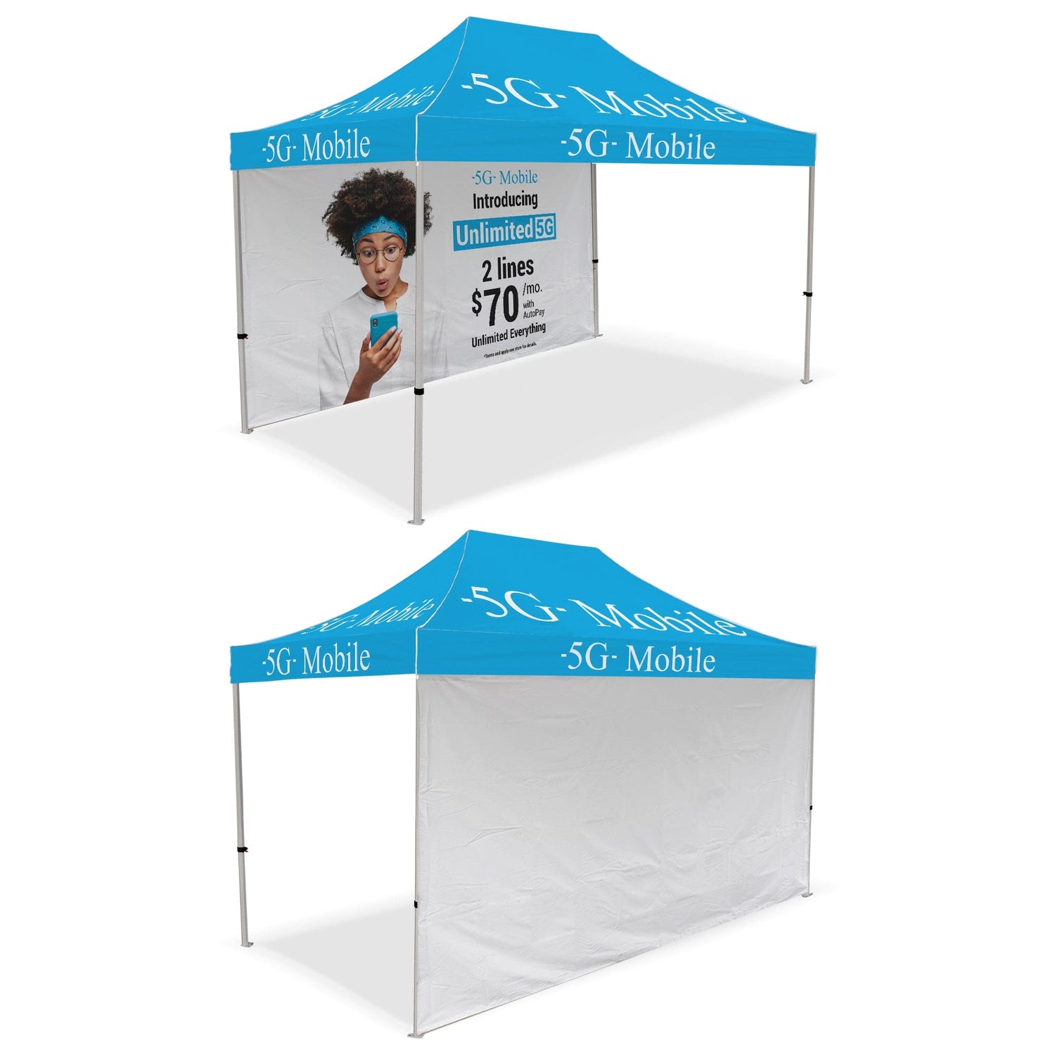10ft x 20ft Pop Up Tent Frame - Steel – LookOurWay