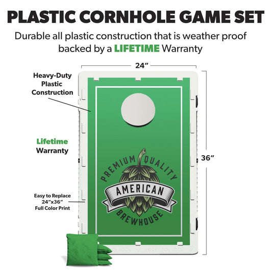 Custom Plastic Cornhole Board