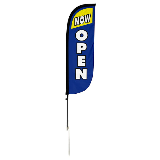 Now Open Feather Flag