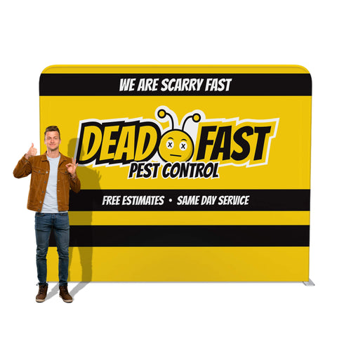 Straight Tension Fabric Display