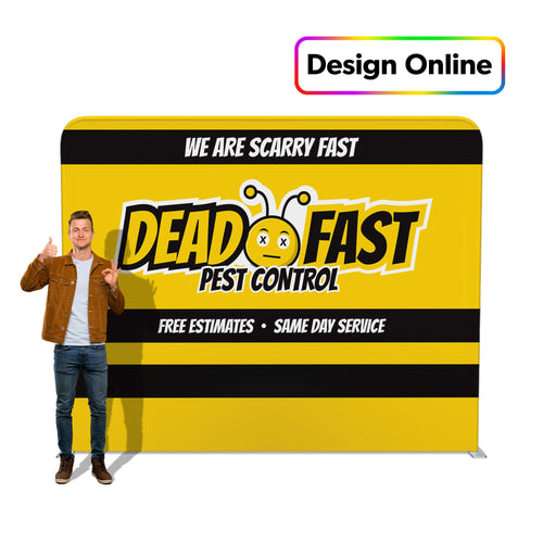 Straight Tension Fabric Display