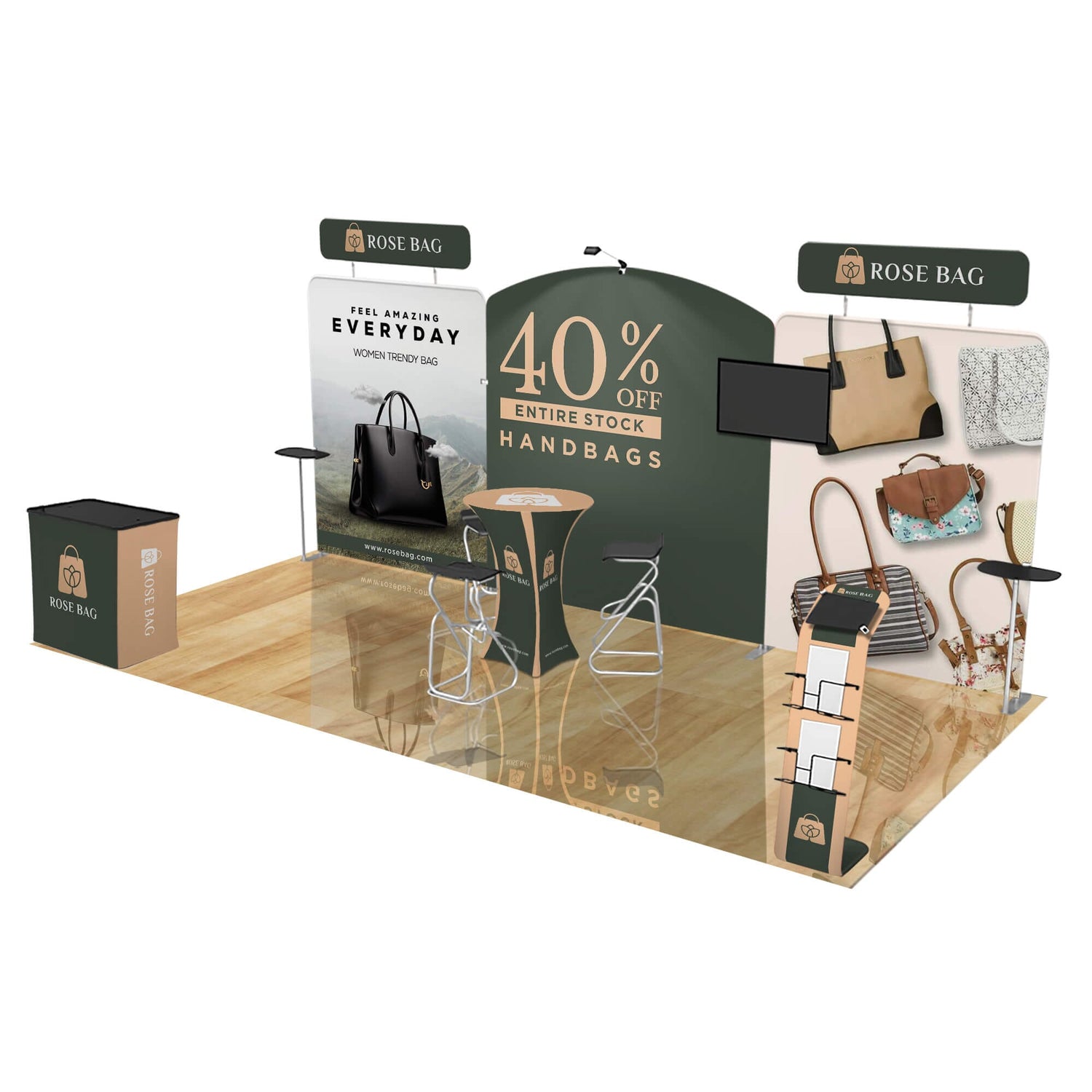 Trade Show Booth Kits & Displays, 10x20 Canopy Tent
