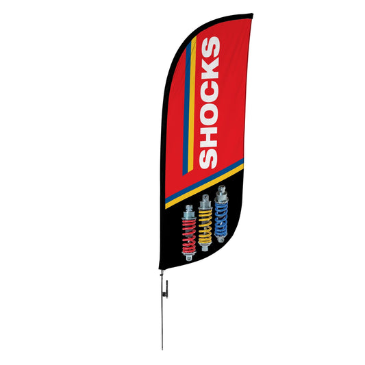 8ft Shocks Feather Flag