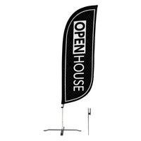 8ft Open House Feather Flag