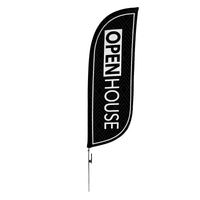 8ft Open House Feather Flag