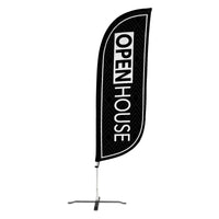 8ft Open House Feather Flag