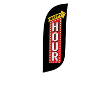 8ft Vintage Happy Hour Feather Flag