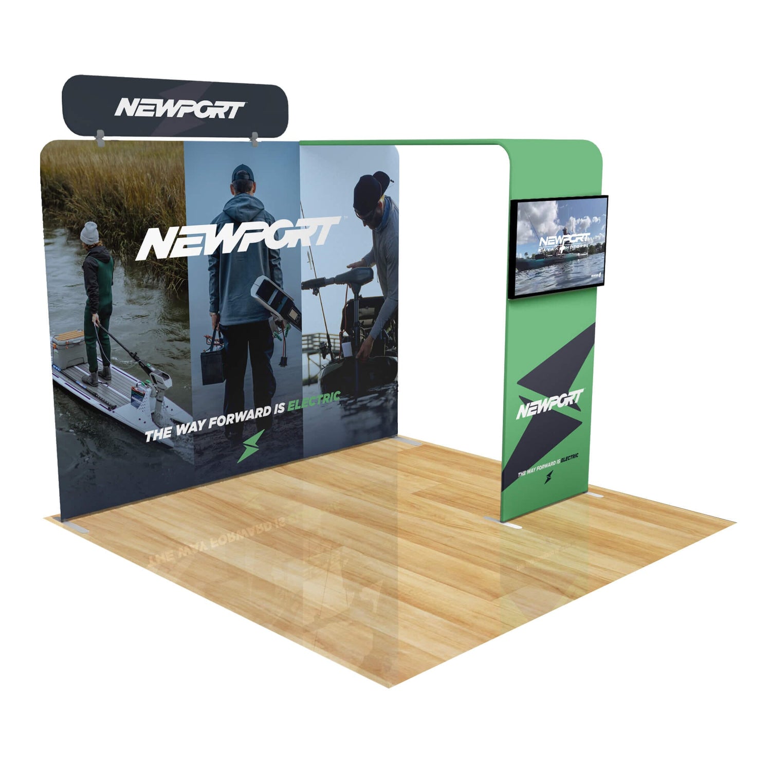 10ft FastZip™ Bridge Archway Trade Show Booth Package 10M8020373