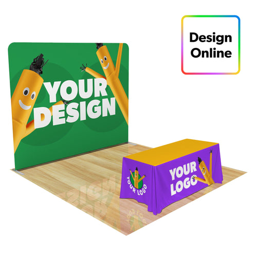 Custom Trade Show Display with Table Cover