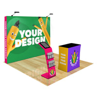 Fabric & Frame / + Media Stand & Podium / + LED Lights