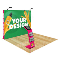 ts-orig-c10-10ft-Straight-Pop-Up-Booth-Tablet-Stand-Bdro