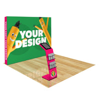 Fabric & Frame / + Media Stand / No LED Lights