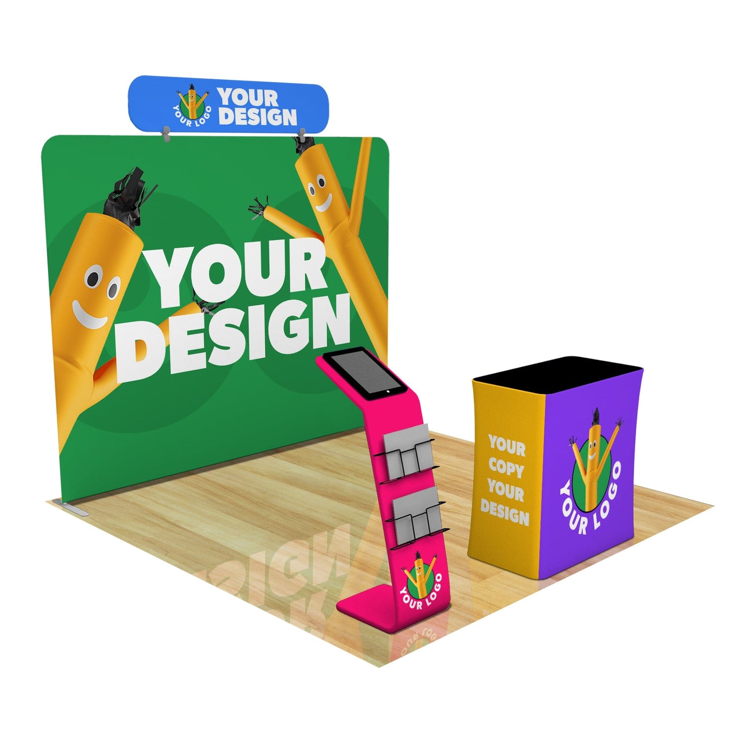 Fabric & Frame / + Media Stand + Podium / + Header