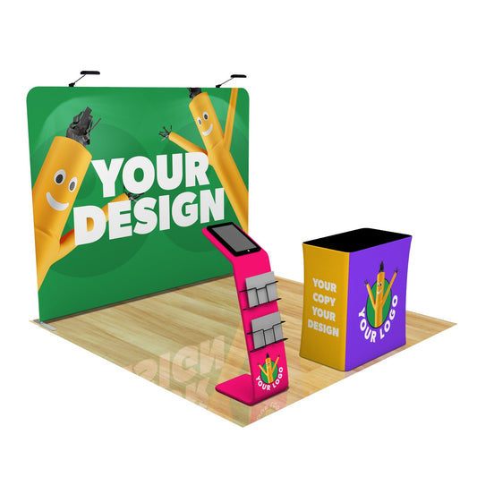 Fabric & Frame / + Media Stand + Podium / + LED Lights