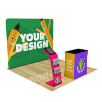 Fabric & Frame / + Media Stand + Podium / None