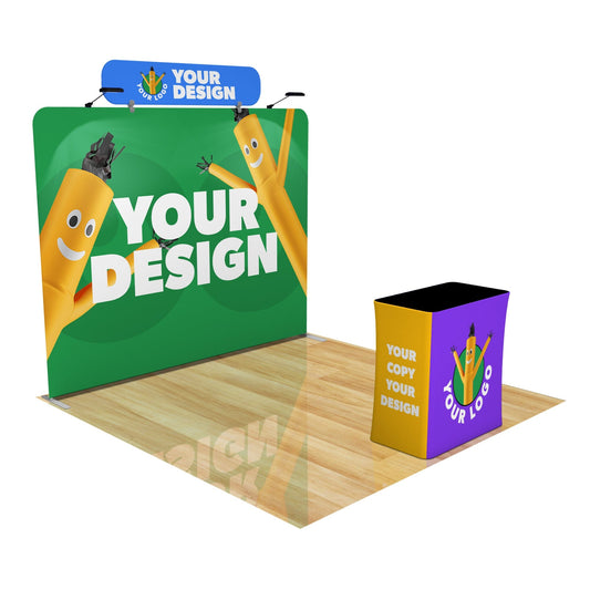 Fabric & Frame / + Podium / + LED Lights & Header