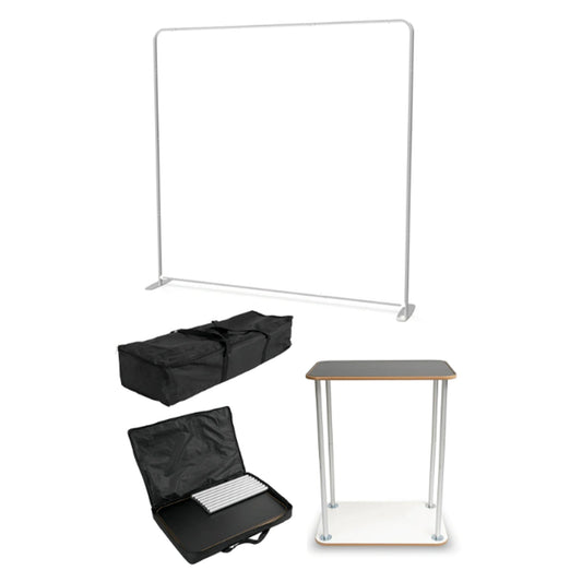 10ft Trade Show Booth Display - Basic Silver 