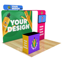 Custom 10ft Trade Show Display with Archway
