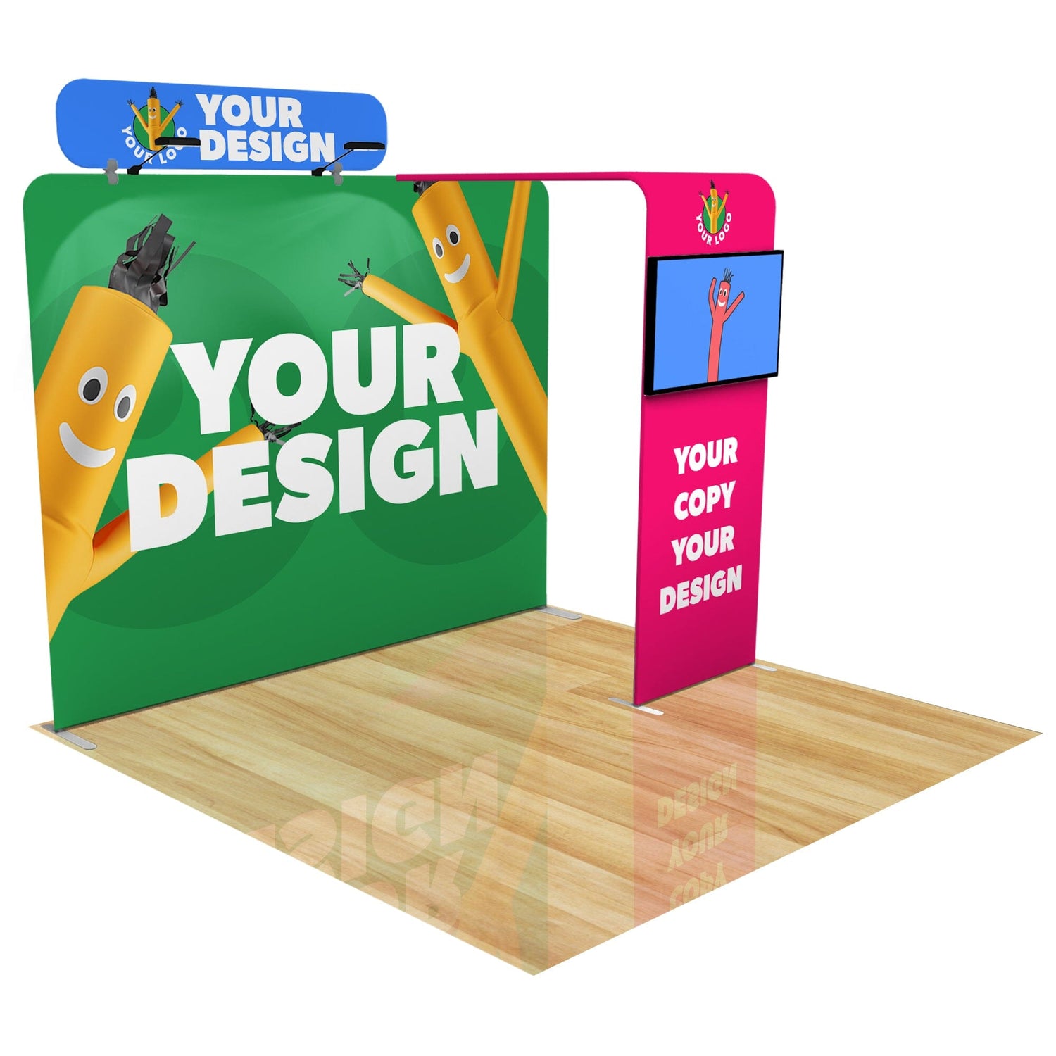 Fabric & Frame / + Archway / + LED Lights & Header