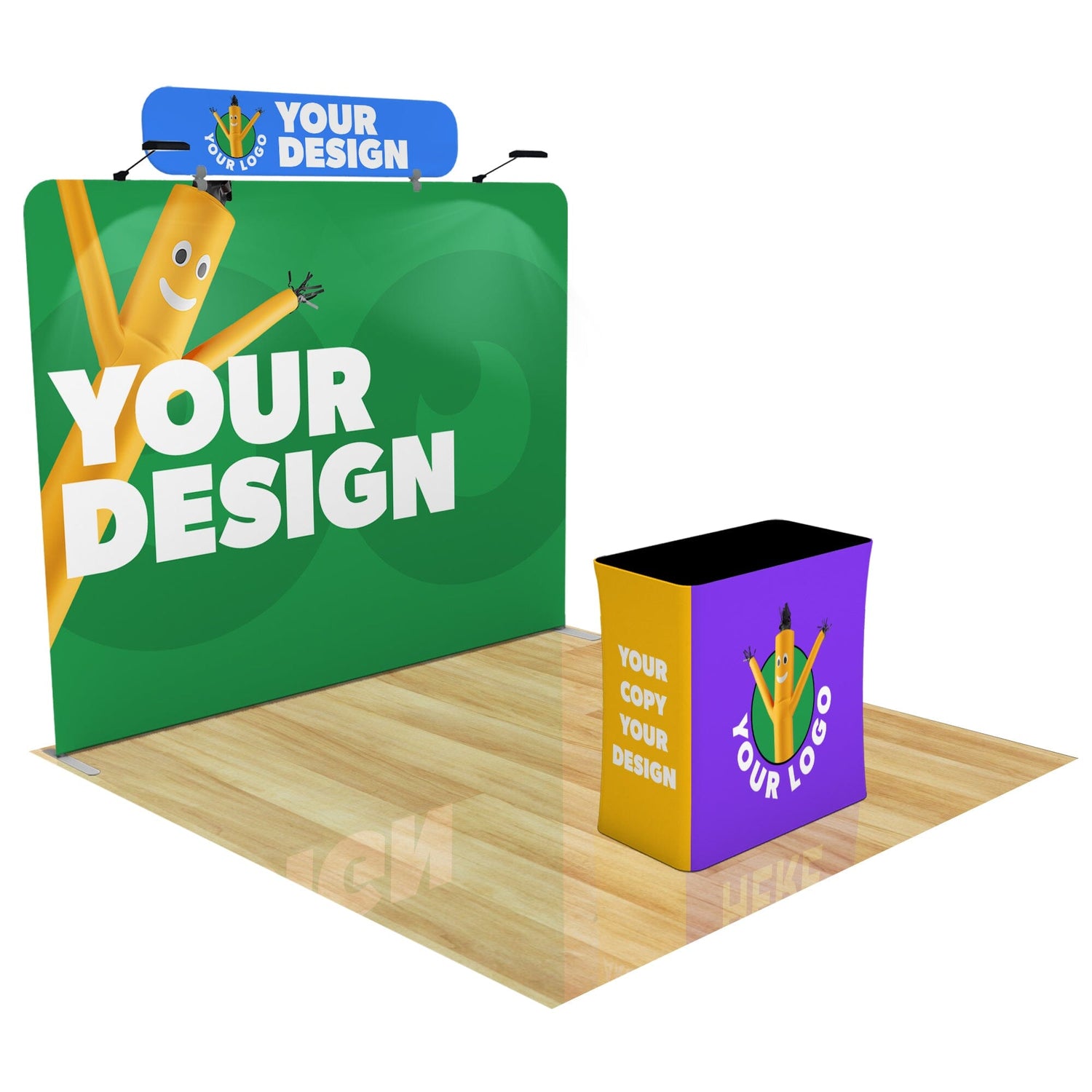 Fabric & Frame / + Podium / + LED Lights & Header