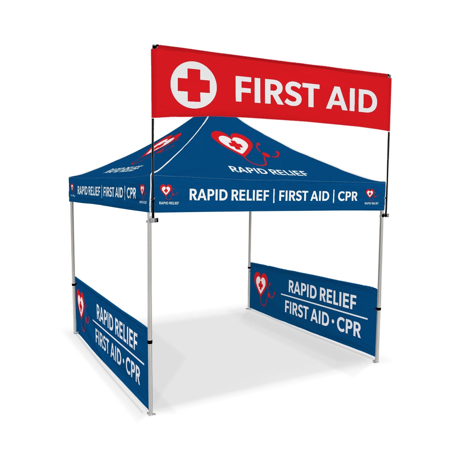first aid tent Custom Pop Up Tent | Free Designs