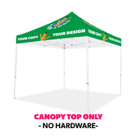 Canopy Top Only / No Back Wall / No Table Cover