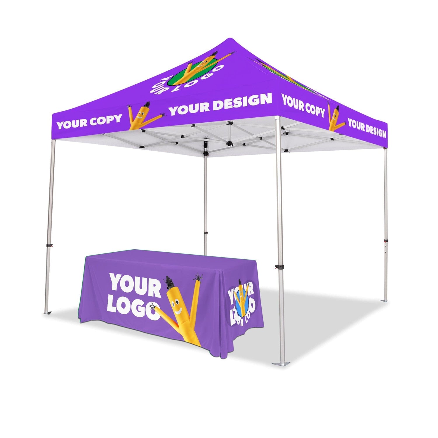 Canopy Top + Frame / No Walls / 6ft Throw