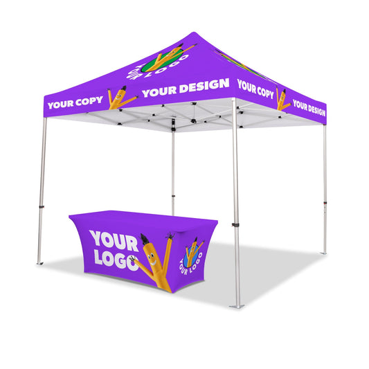 Canopy Top + Frame / No Back Walls / 6ft Stretch