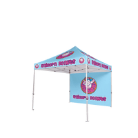 Custom Canopy Tent with Back Wall