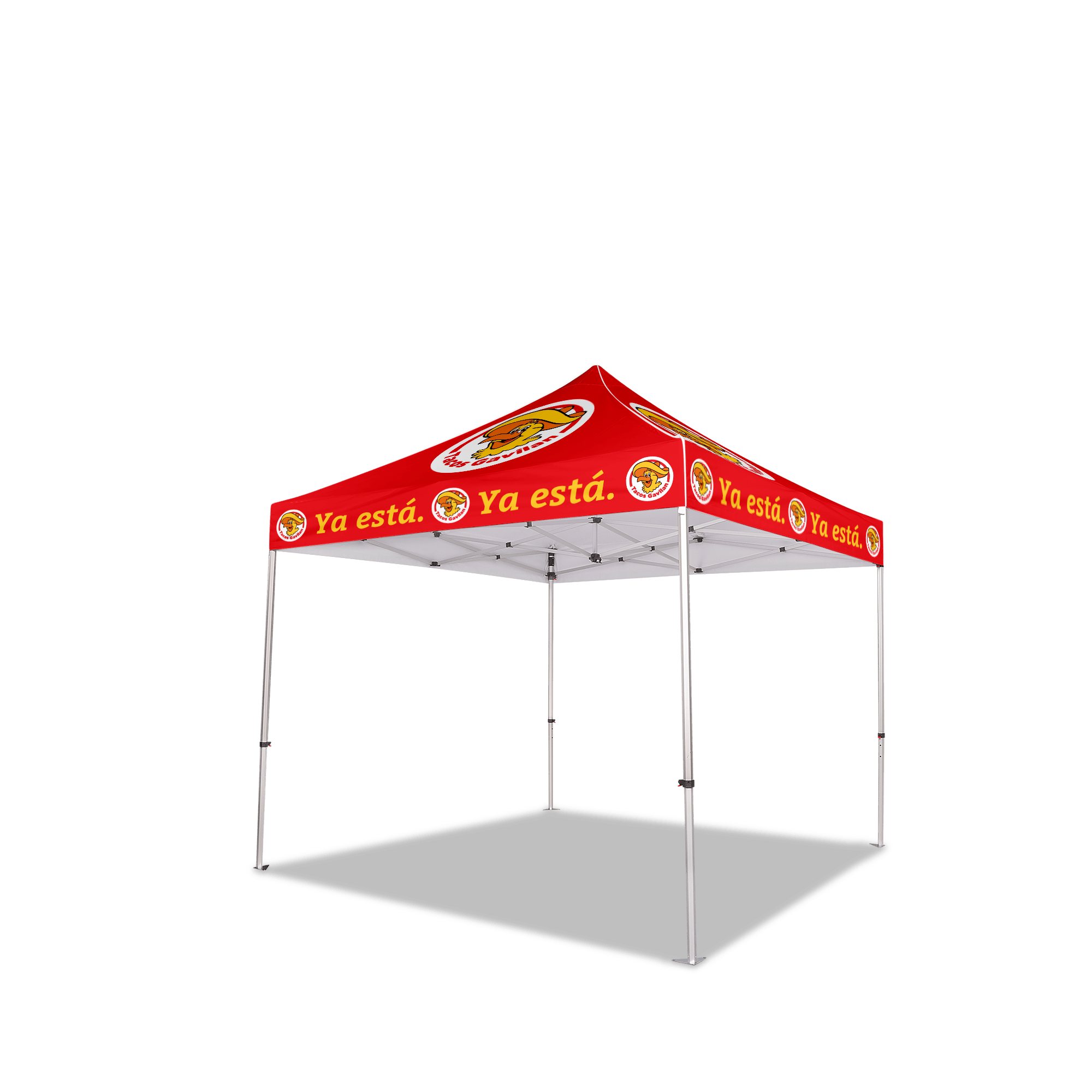 Custom Canopy Tent with Full Back & Half Side Walls