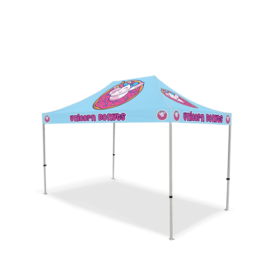 Custom Canopy Tent with Back Wall