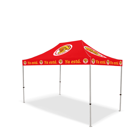 Custom Canopy Tent with Full Back & Half Side Walls