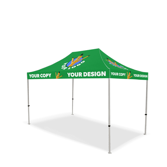 10x10 Custom Canopy Tent w/ Back Wall