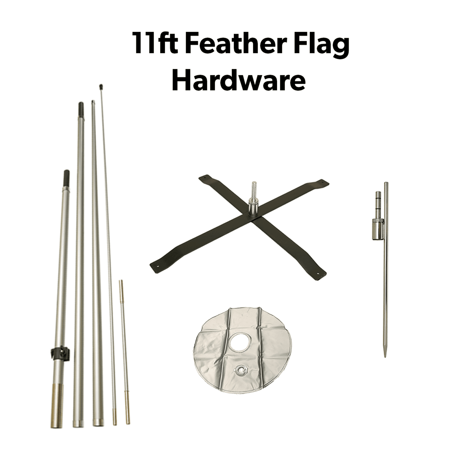 11ft Feather Flag Hardware 