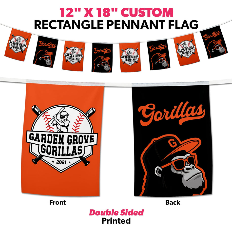 Custom String Pennant Flags | Custom Pennant Banners & Triangle Flags ...