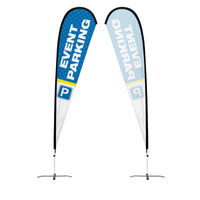 12ft / Single-Sided / X-Stand Pole Set