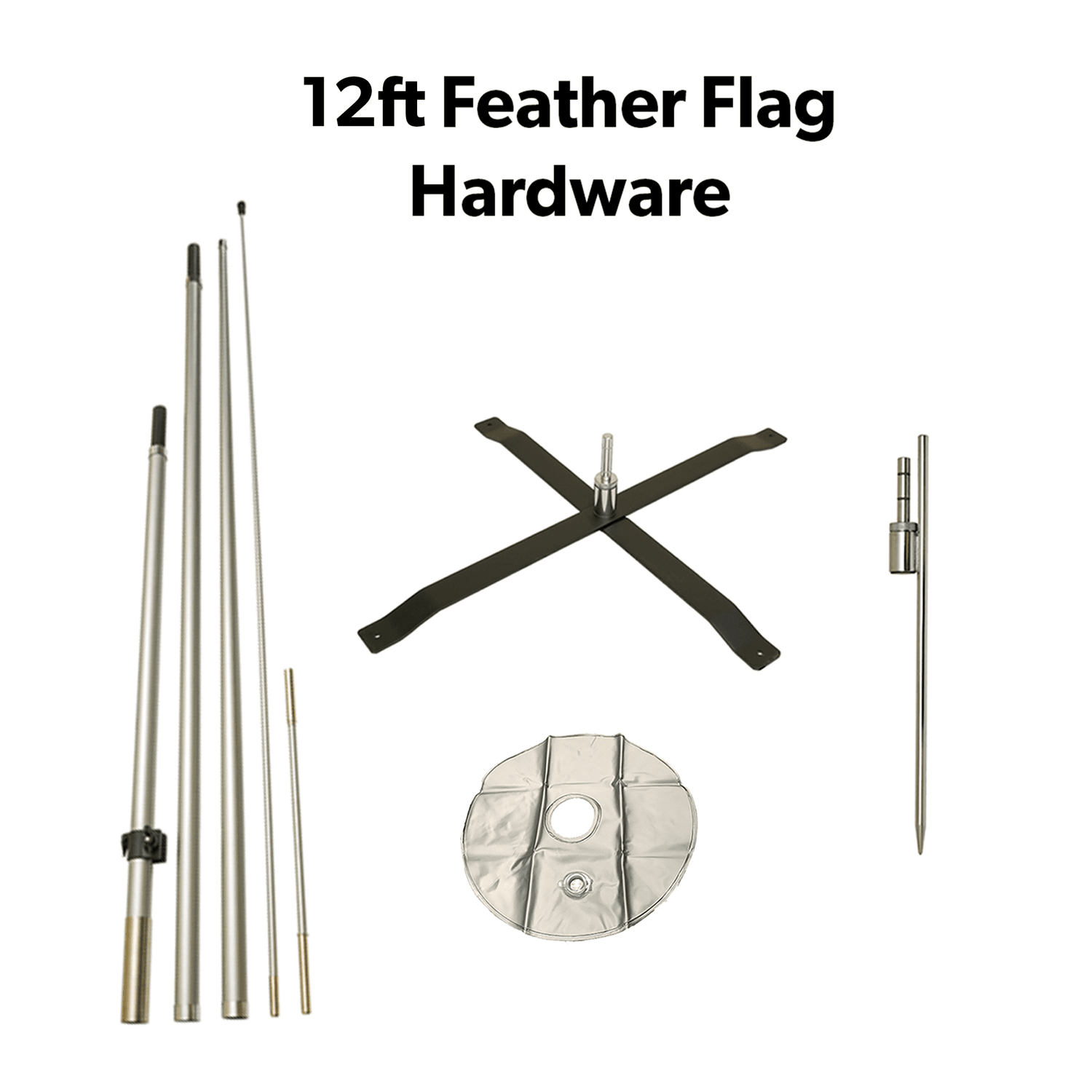 12ft Feather Flag Hardware 