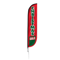 Christmas Sale Feather Flag 