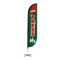 Christmas Trees Feather Flag 10M1200084
